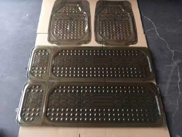 Car Floor Mat Five Seater Rubber Set Durable Anti-Slip Interior Protection