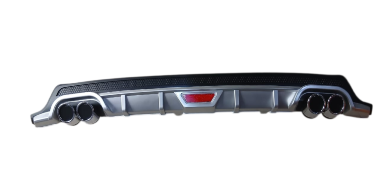 Sport Rear Bumper Diffuser Silver