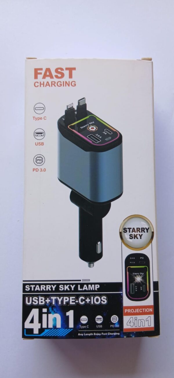 Fast Car Charger 4 in 1